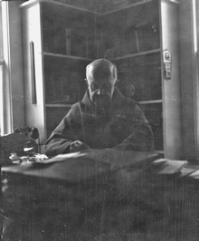 Father Paul Wattson, SA at his desk